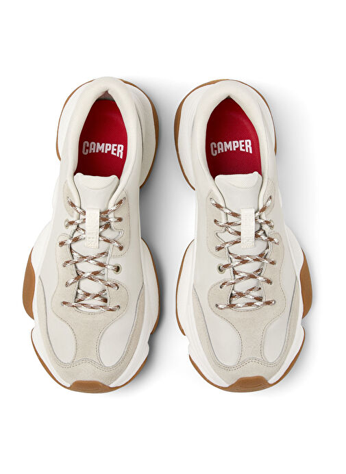 Camper Beyaz Erkek Deri Sneaker Karst 2 - Görsel 4