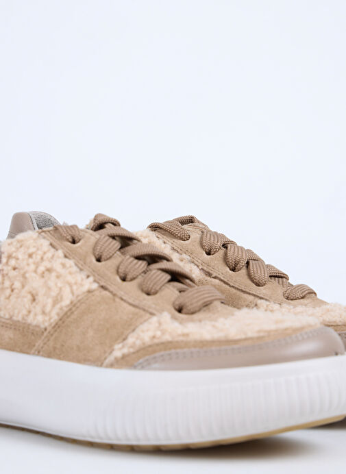 Legero Bej Kadın Süet Sneaker 2-000400-4400 - Görsel 6