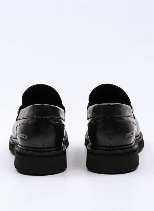 Karl Lagerfeld Siyah Erkek Deri Loafer KINGSTON Loafer - Görsel 5
