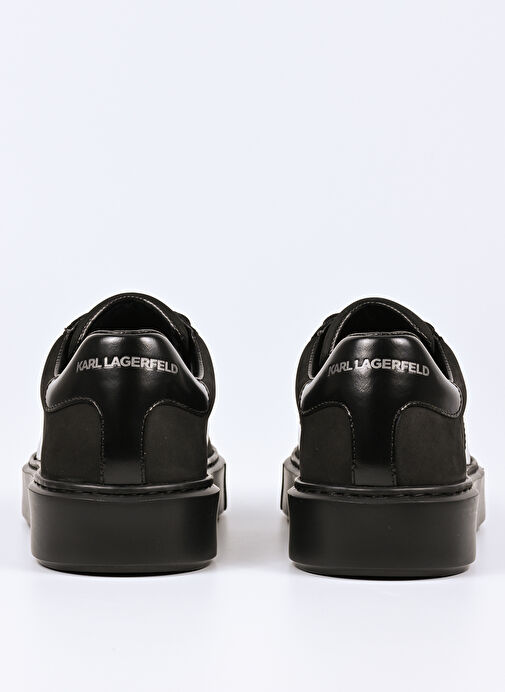 Karl Lagerfeld Siyah Erkek Deri Sneaker MAXI KUP RSG Band Lo Lace - Görsel 5