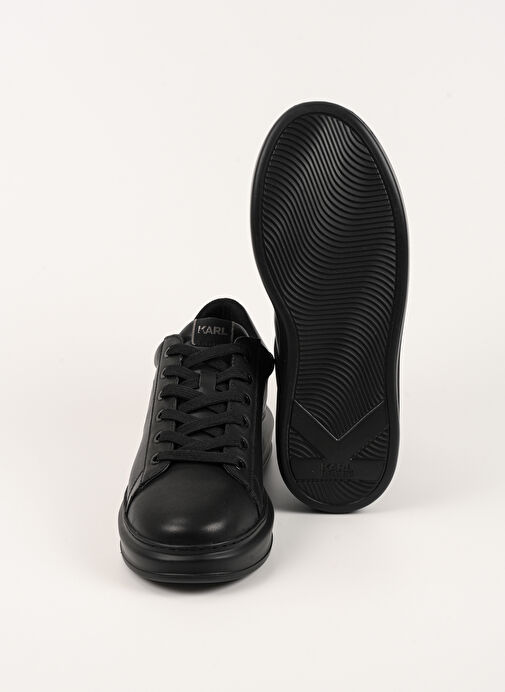 Karl Lagerfeld Siyah Erkek Deri Sneaker KAPRI Outline NFT - Görsel 6