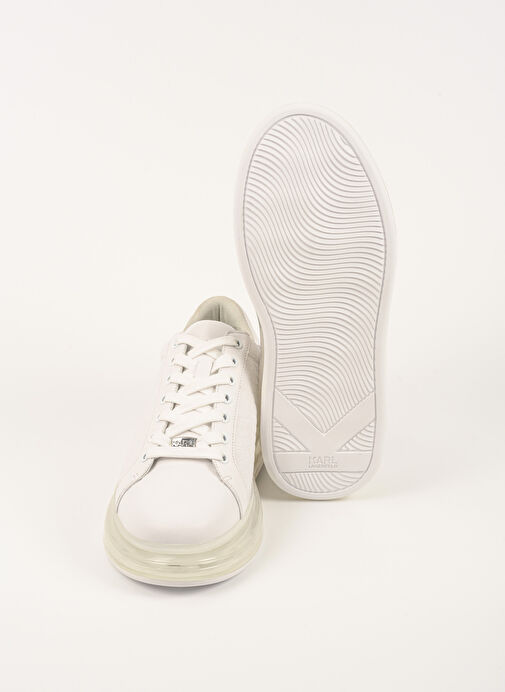 Karl Lagerfeld Beyaz Erkek Sneaker KAPRI KUSHION Emboss Repeat Lo Lace - Görsel 6