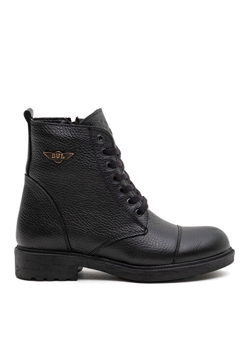 Bulldozer Siyah Kadın Deri Bot BUL-260507 - Görsel 2