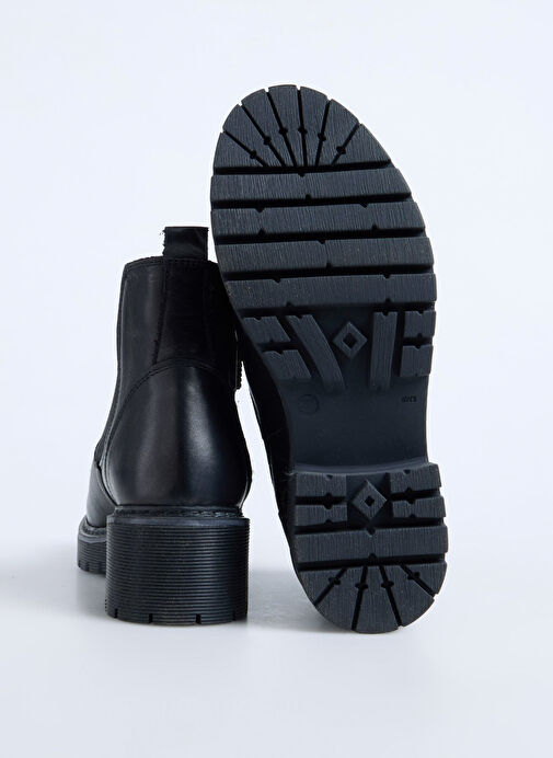 Bulldozer Siyah Kadın Deri Bot BUL-260504 - Görsel 5