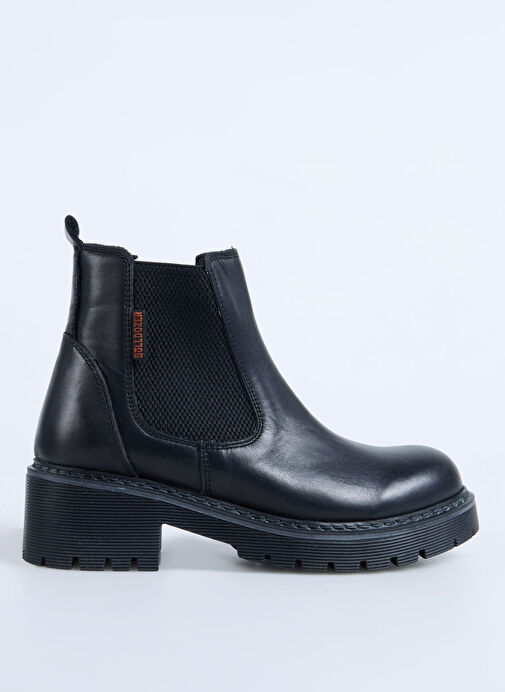Bulldozer Siyah Kadın Deri Bot BUL-260504 - Görsel 2
