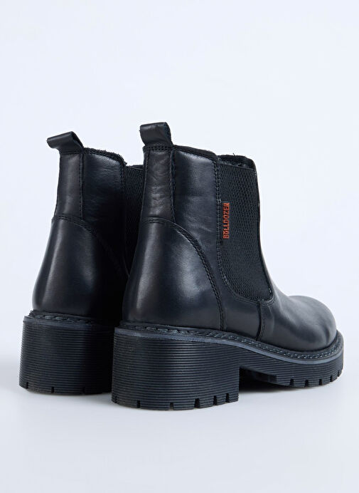Bulldozer Siyah Kadın Deri Bot BUL-260504 - Görsel 4