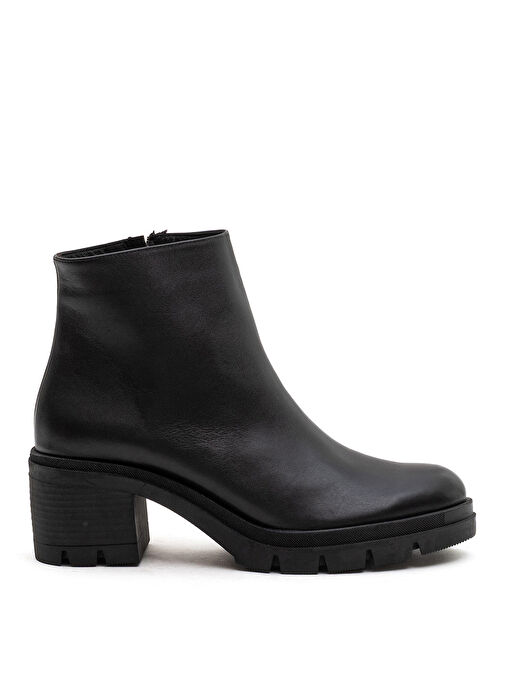 Bulldozer Siyah Kadın Deri Bot BUL-260537 - Görsel 2