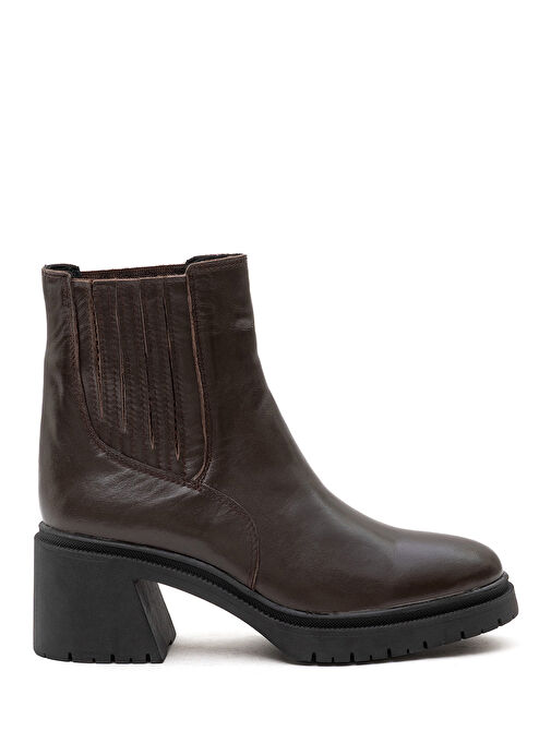 Bulldozer Kahverengi Kadın Deri Bot BUL-260558 - Görsel 2