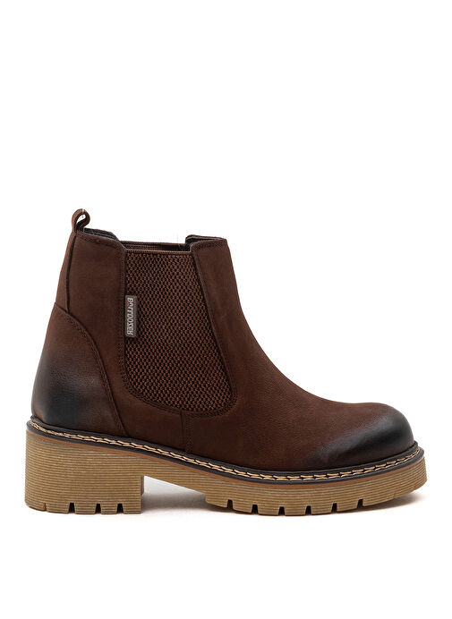 Bulldozer Kahverengi Kadın Deri Bot BUL-260504 - Görsel 2