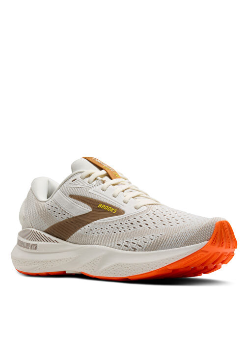 Brooks 1104371D104 Adrenaline GTS 24 Beyaz - Turuncu Erkek Koşu Ayakkabısı - Görsel 3