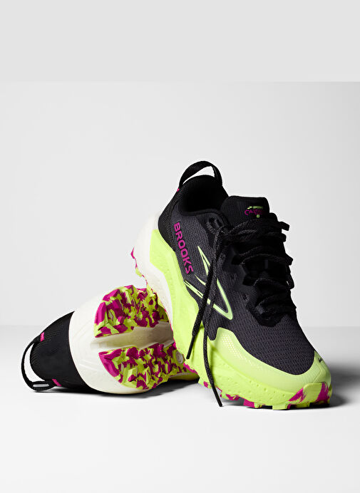 Brooks 1204291B031 Caldera 8 Siyah - Sarı Kadın Koşu Ayakkabısı - Görsel 3