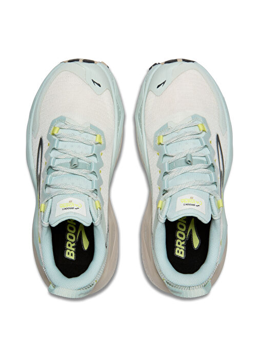 Brooks 1204291B491 Caldera 8 Beyaz - Mavi Kadın Koşu Ayakkabısı - Görsel 4