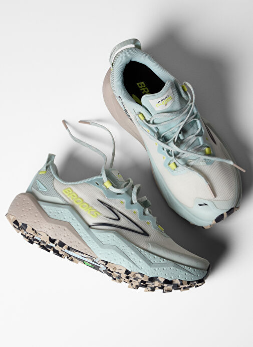 Brooks 1204291B491 Caldera 8 Beyaz - Mavi Kadın Koşu Ayakkabısı - Görsel 3