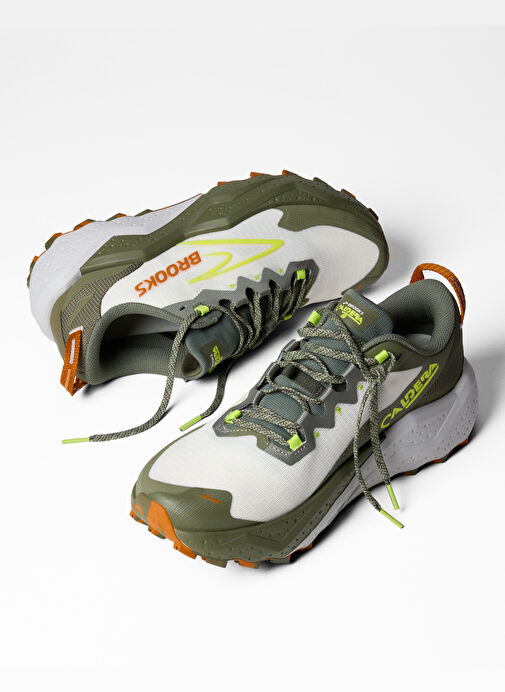Brooks 1104401D314 Caldera 8 Yeşil - Beyaz Erkek Koşu Ayakkabısı - Görsel 10