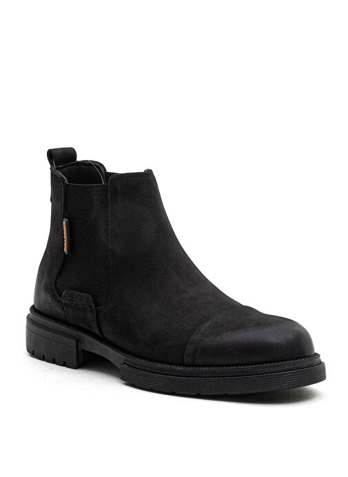 Bulldozer Siyah Erkek Deri Bot BUL-260004 - Görsel 3