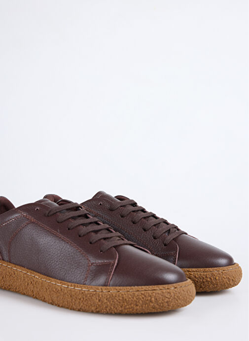 F By Fabrika Kahverengi Erkek Deri Günlük Ayakkabı TORIN - Görsel 6