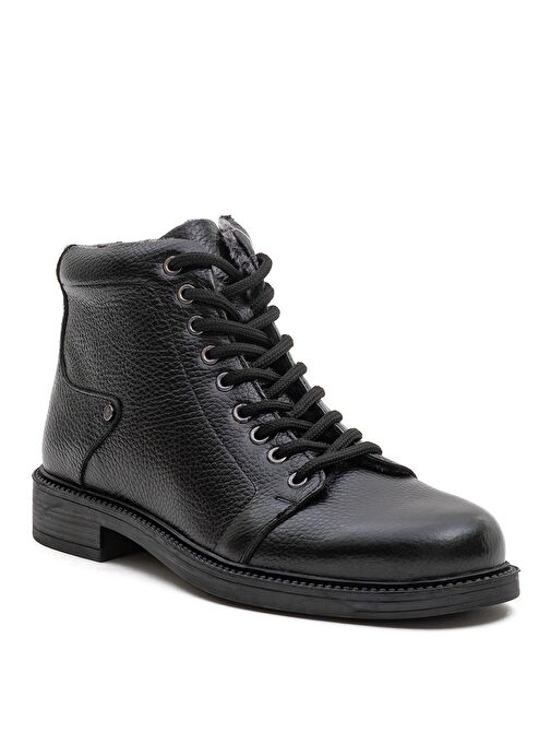 Bulldozer Siyah Erkek Deri Bot BUL-260094 - Görsel 3