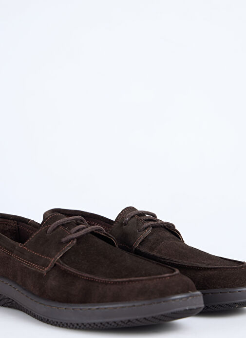 F By Fabrika Kahverengi Erkek Deri Günlük Ayakkabı TIAN - Görsel 6