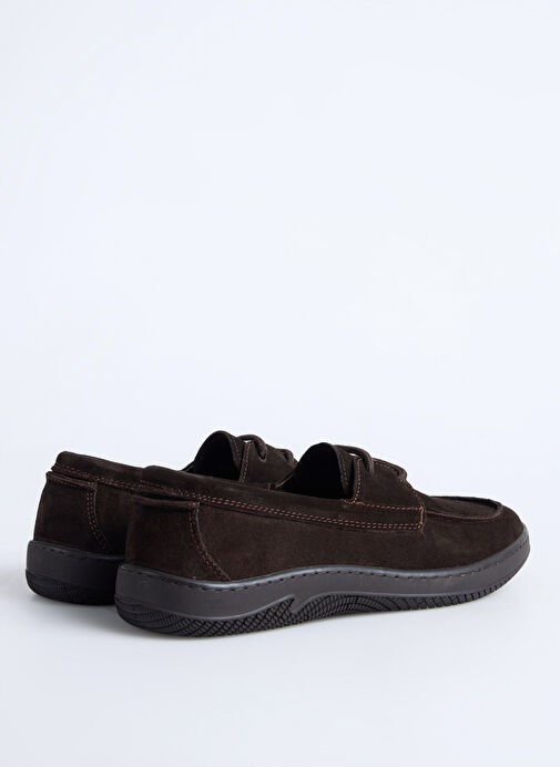 F By Fabrika Kahverengi Erkek Deri Günlük Ayakkabı TIAN - Görsel 4