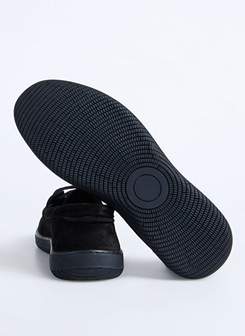 F By Fabrika Siyah Erkek Deri Günlük Ayakkabı TIAN - Görsel 5