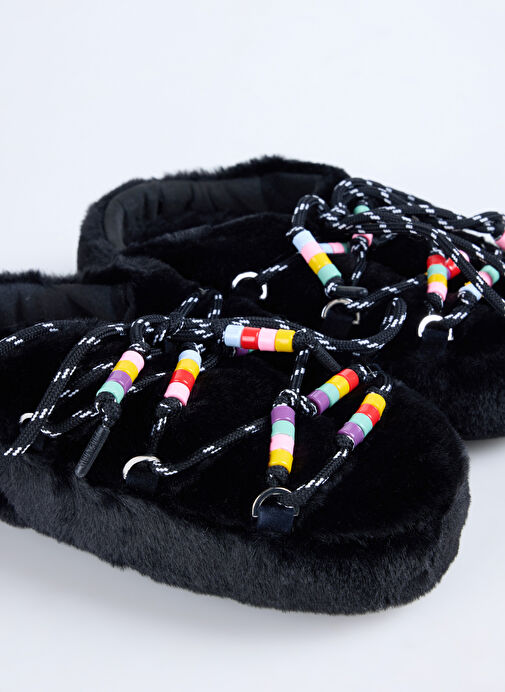 Moon Boot Siyah Kadın Terlik 80D1460250 - Görsel 6