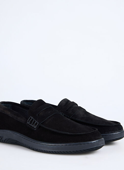 F By Fabrika Siyah Erkek Deri Günlük Ayakkabı MARCELO - Görsel 6