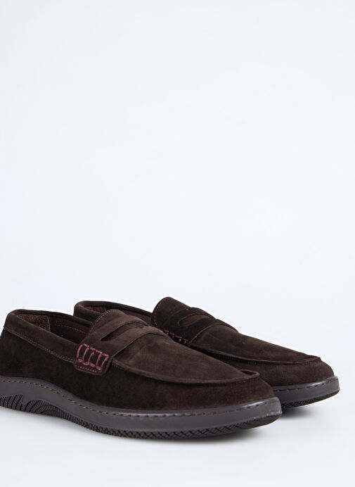 F By Fabrika Kahverengi Erkek Deri Günlük Ayakkabı MARCELO - Görsel 6