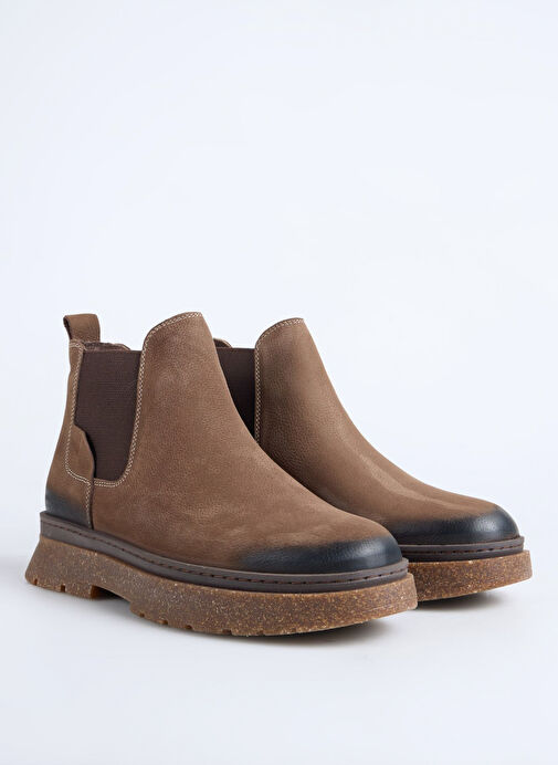 F By Fabrika Taba Erkek Deri Bot WILHE - Görsel 3