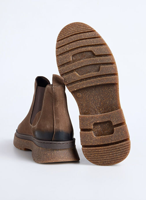 F By Fabrika Taba Erkek Deri Bot WILHE - Görsel 5