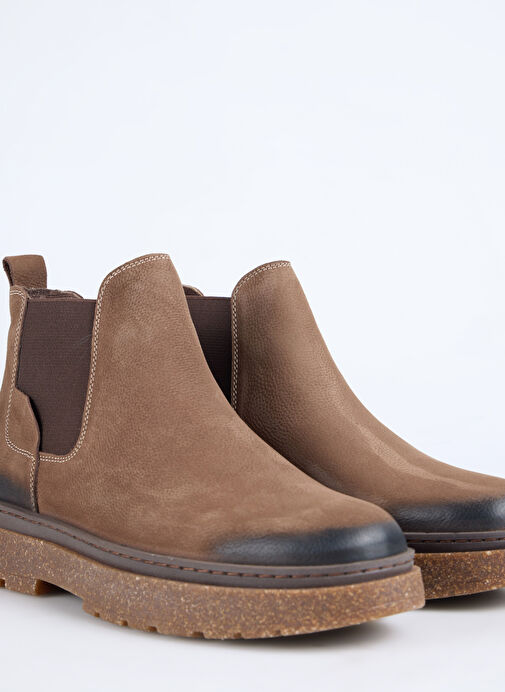 F By Fabrika Taba Erkek Deri Bot WILHE - Görsel 6