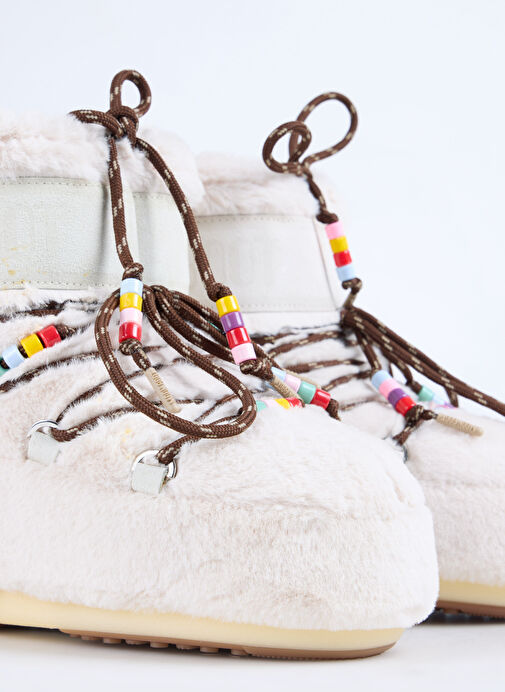 Moon Boot Bej Kadın Kar Botu 80D1409470 - Görsel 6