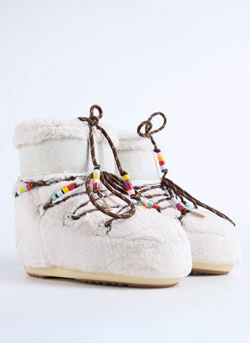 Moon Boot Bej Kadın Kar Botu 80D1409470 - Görsel 3