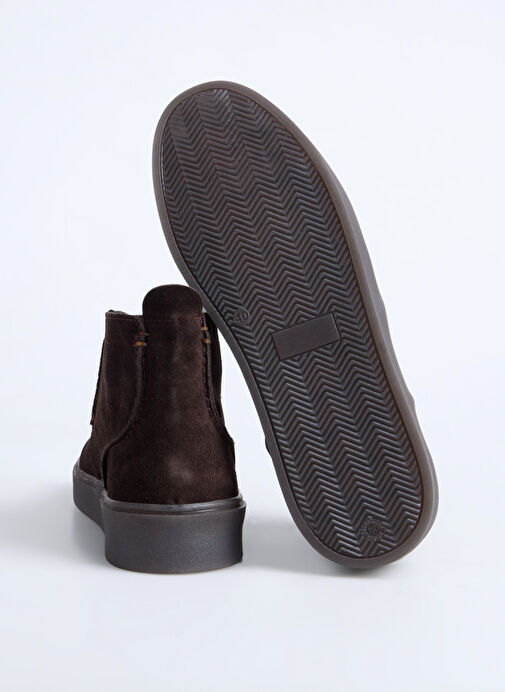 F By Fabrika Kahverengi Erkek Deri Bot RAMES - Görsel 5