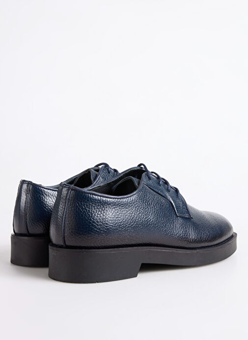 F By Fabrika Lacivert Erkek Deri Klasik Ayakkabı ARUN - Görsel 4