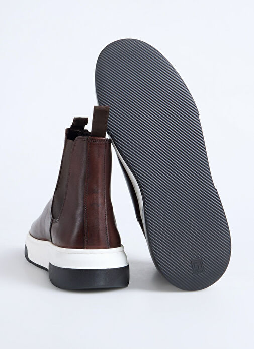 F By Fabrika Kahverengi Erkek Deri Bot LADEN - Görsel 5