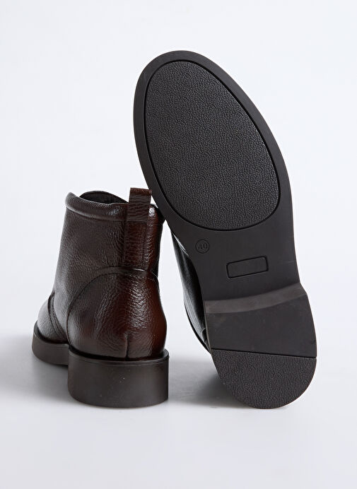 F By Fabrika Kahverengi Erkek Deri Bot LASHA - Görsel 5