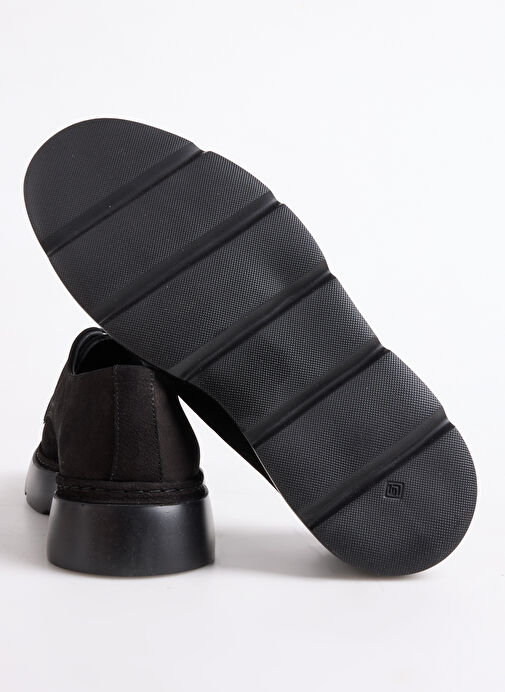 F By Fabrika Siyah Erkek Deri Günlük Ayakkabı DANI - Görsel 5