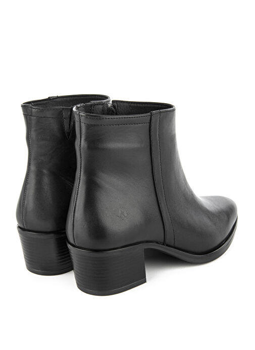 Hush Puppies Siyah Kadın Deri Topuklu Bot 725011-001 - Görsel 5