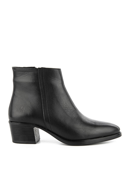 Hush Puppies Siyah Kadın Deri Topuklu Bot 725011-001 - Görsel 2