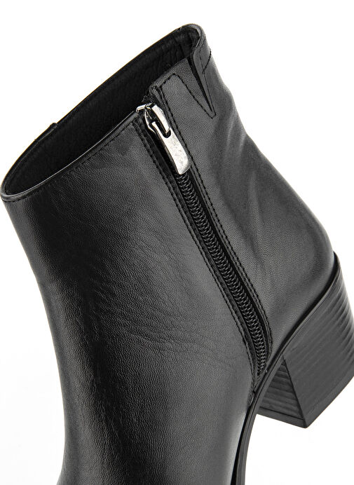 Hush Puppies Siyah Kadın Deri Topuklu Bot 725011-001 - Görsel 6