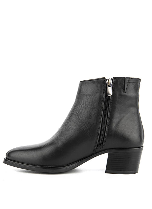 Hush Puppies Siyah Kadın Deri Topuklu Bot 725011-001 - Görsel 3