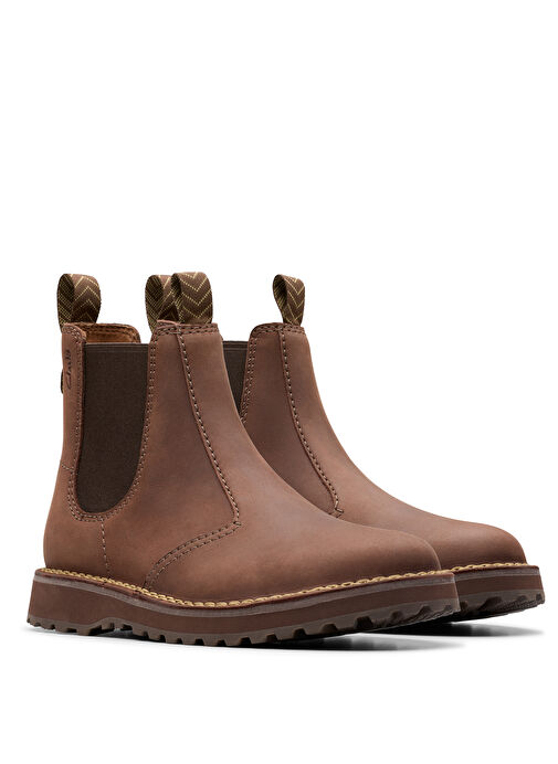 Clarks Kahverengi Erkek Deri Bot Solsbury Easy - Görsel 5