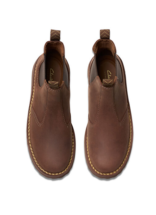 Clarks Kahverengi Erkek Deri Bot Solsbury Easy - Görsel 6