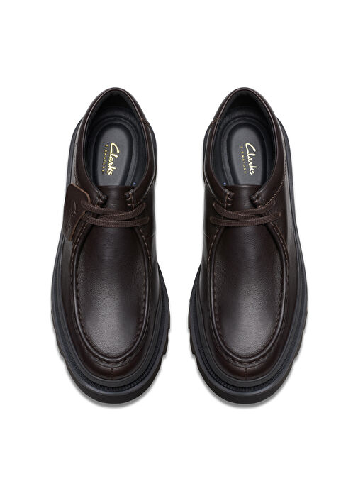 Clarks Kahverengi Erkek Deri Günlük Ayakkabı Badell Seam - Görsel 5