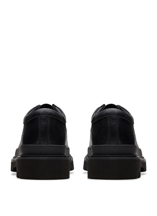 Clarks Siyah Erkek Deri Günlük Ayakkabı Badell Seam - Görsel 6