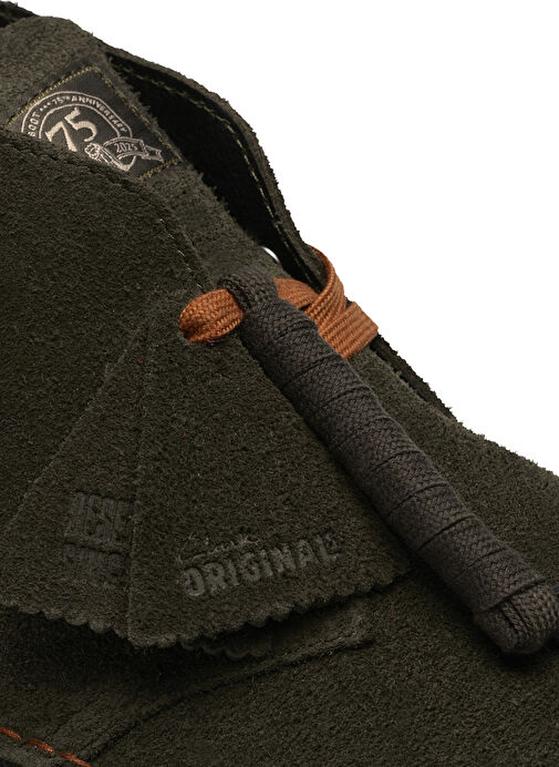 Clarks Yeşil Erkek Süet Bot Desert Boot - Görsel 9