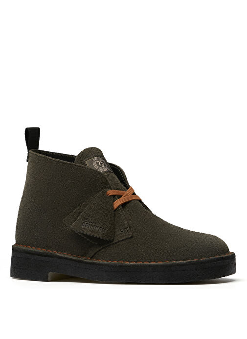 Clarks Yeşil Erkek Süet Bot Desert Boot - Görsel 4