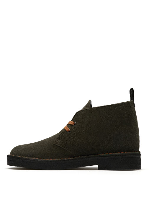Clarks Yeşil Erkek Süet Bot Desert Boot - Görsel 3