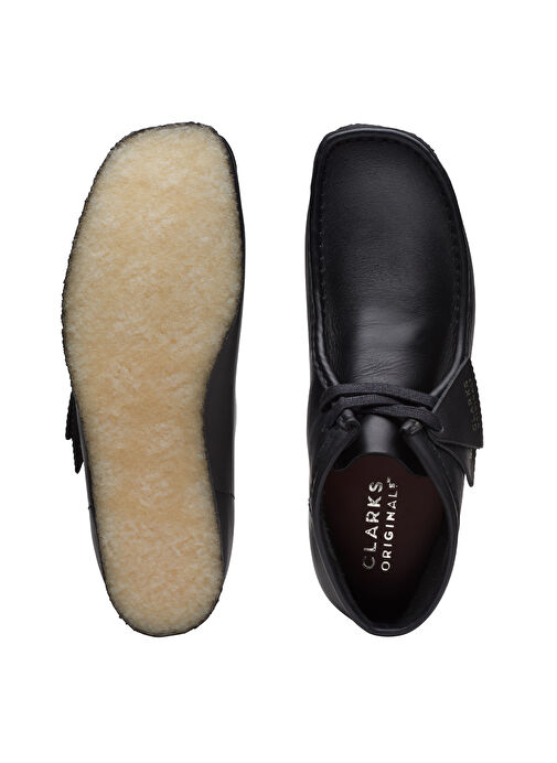 Clarks Siyah Erkek Deri Bot Wallabee Boot - Görsel 8