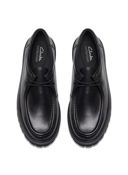 Clarks Siyah Erkek Deri Günlük Ayakkabı Berwick Seam - Görsel 5